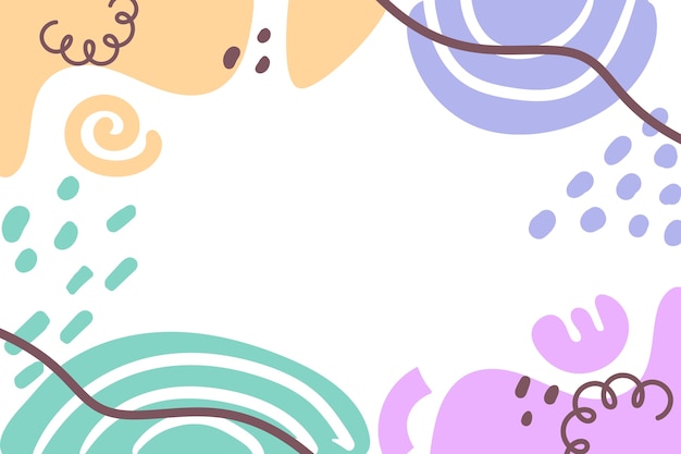 Free vector hand drawn doodle background