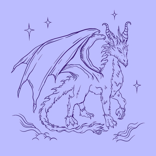 Dragon Sketch Images - Free Download on Freepik