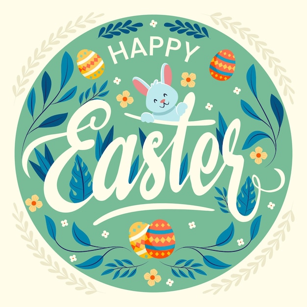 Free vector hand drawn easter illustration