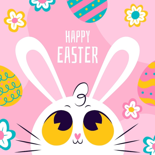 Free vector hand drawn easter illustration