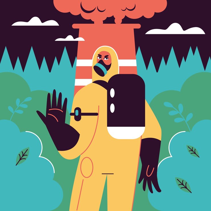 Free Vector hand drawn environmental pollution illustration