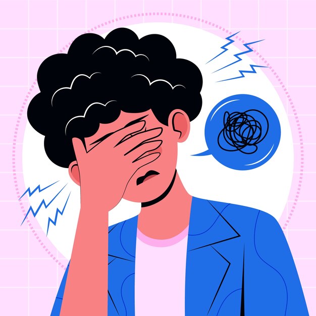 手描き facepalm イラスト
