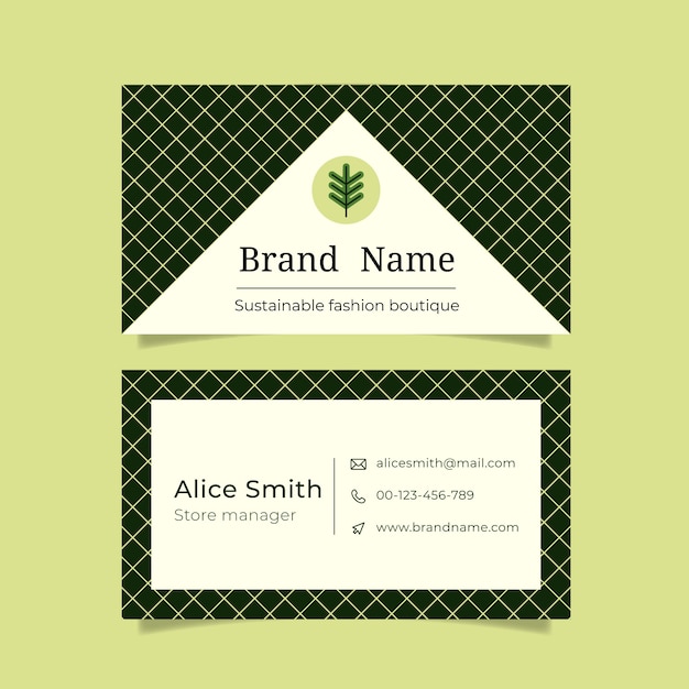 Free vector hand drawn fashion boutique template