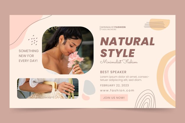 Hand drawn fashion stylist webinar