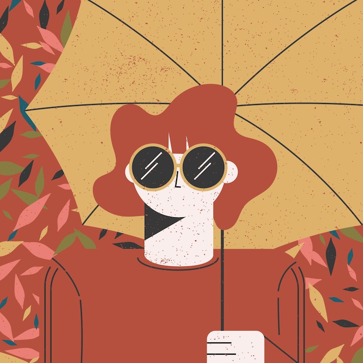 Free Vector hand drawn flat autumn illustration