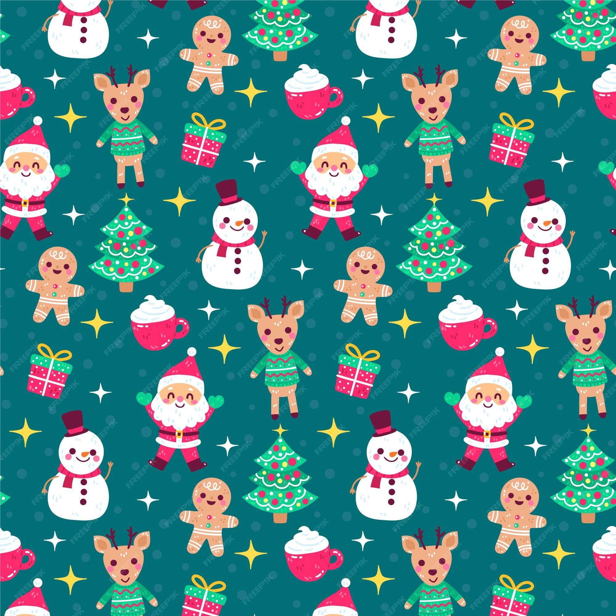 Christmas Patterns seamless-vector-christmas-pattern-graphic-patterns-creative-market