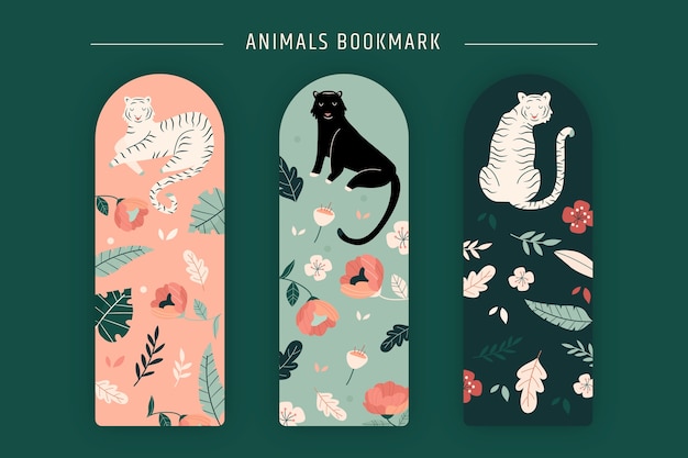  Bookmarks for Kids Children (60 Pack)- Animal