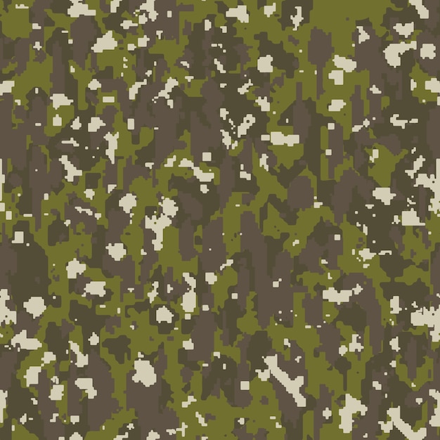 Free vector hand drawn flat design digital camo pattern