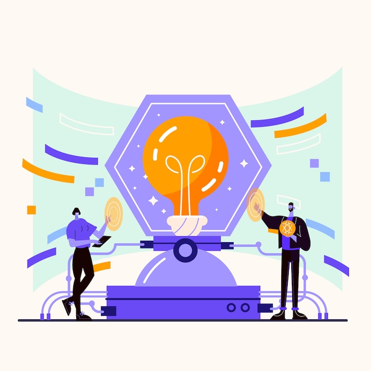 Free Vector hand drawn flat design insights illustration