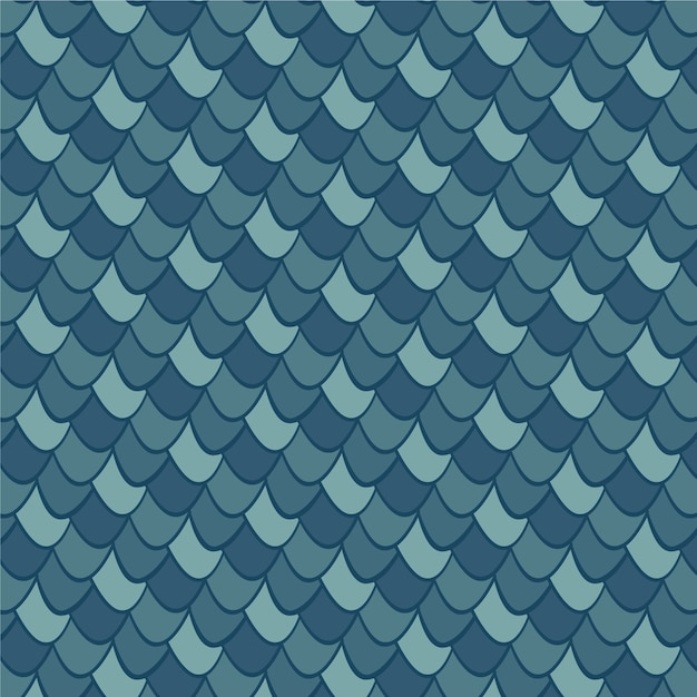 Free vector hand drawn flat design roof tile pattern