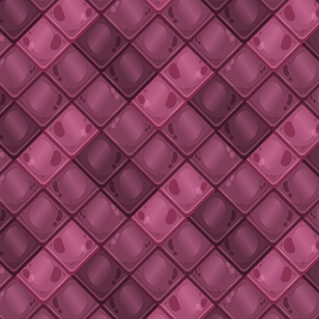 Hand drawn flat design roof tile pattern