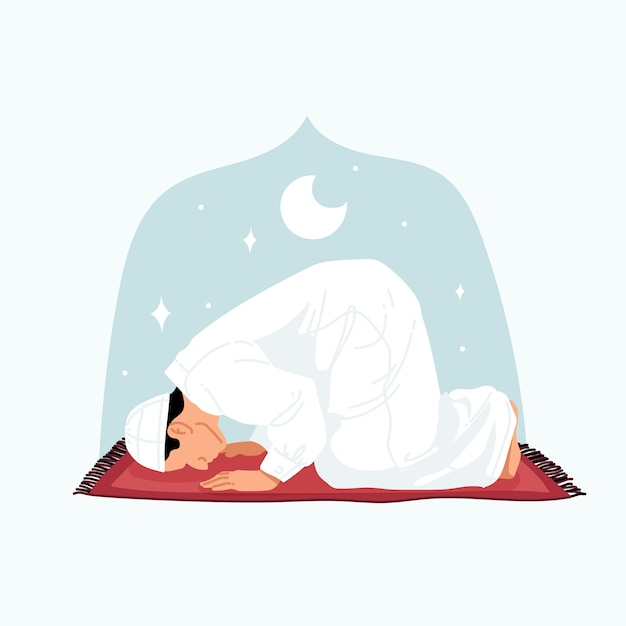 Vettore gratuito illustrazione di salat design piatto disegnato a mano