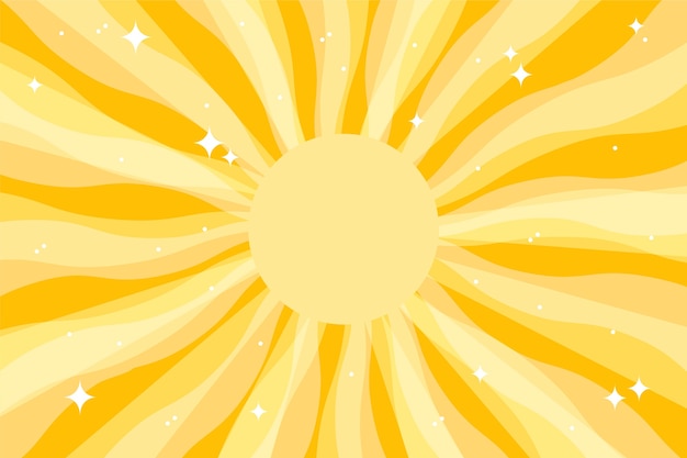 Free Vector hand drawn flat hot background