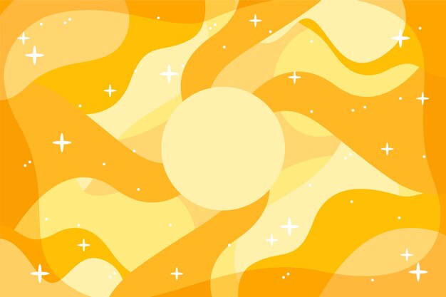 Free Vector hand drawn flat hot background