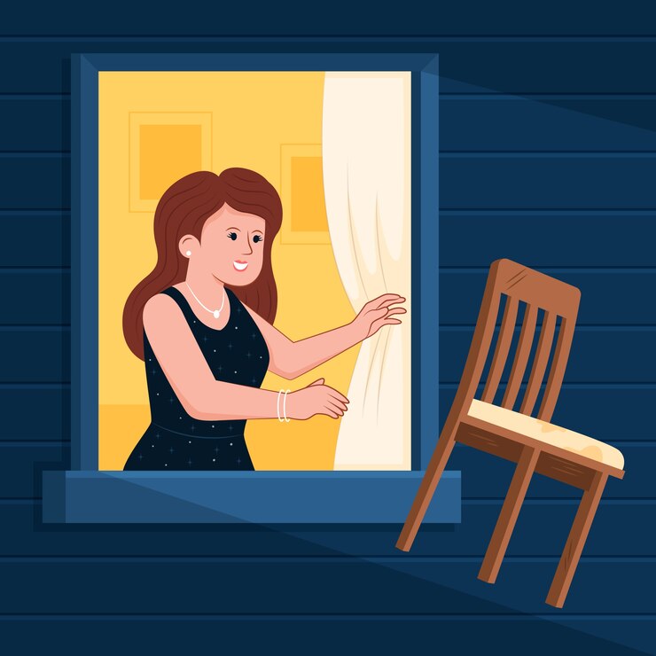 मुफ़्त वेक्टर hand drawn flat tossing furniture out with the old tradition illustration