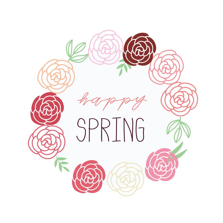 無料Vector 手描きの花の背景