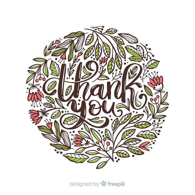 Free vector hand drawn floral background