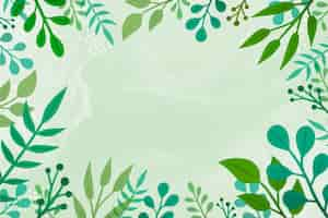 Free vector hand drawn floral background