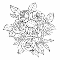 Free vector hand drawn floral illustration