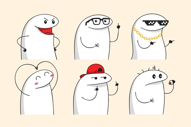 Florkoficows icons  Funny stickman, Funny cartoon images, Cute memes