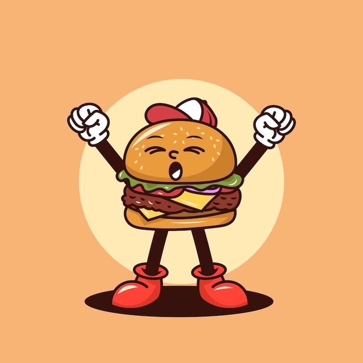 Free Vector hand drawn food cartoon illustration
