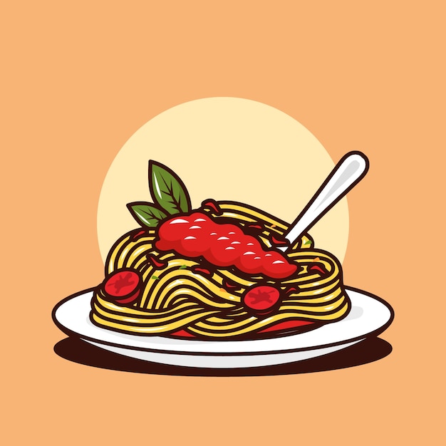 Free vector hand drawn food cartoon illustration