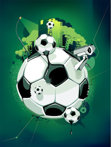 Arte futebol Vectors & Illustrations for Free Download