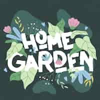 Free vector hand drawn gardening illustration