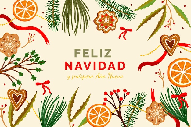 Ручной обращается золотой feliz navidad