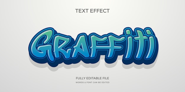 Hand drawn graffiti text effect