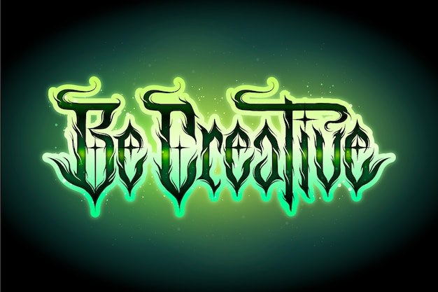 Free vector hand drawn graffiti text illustration