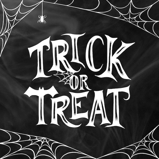 Free vector hand drawn halloween lettering