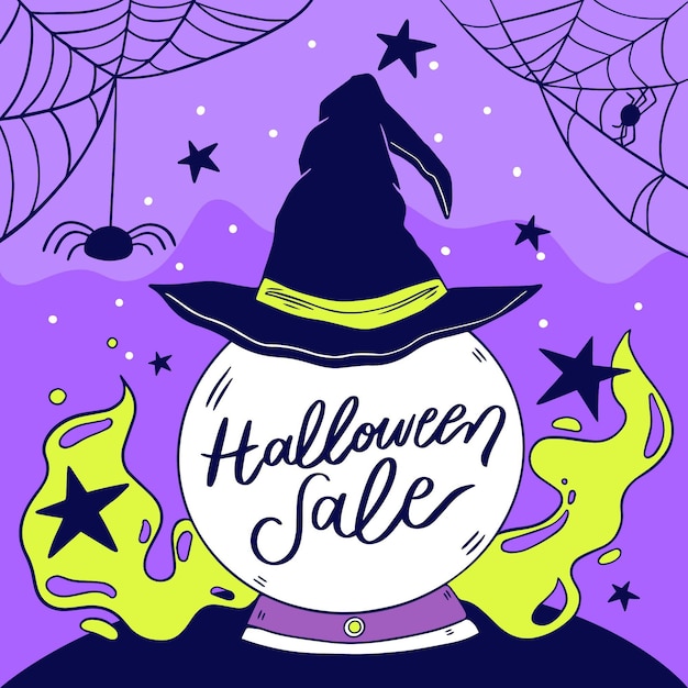 Hand drawn halloween sale