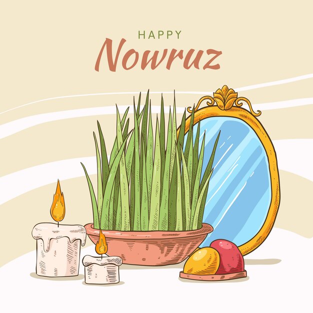 손으로 그린 행복 nowruz