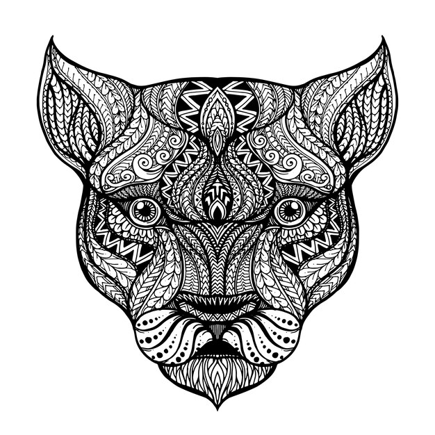 Download Free Mandala Lion Svg Printable - Free Layered SVG Files