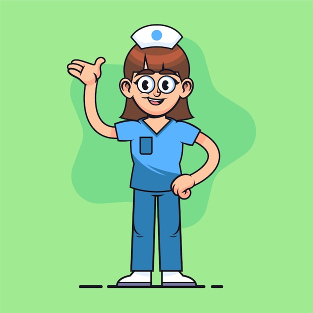 Free vector hand drawn health cartoon illustration