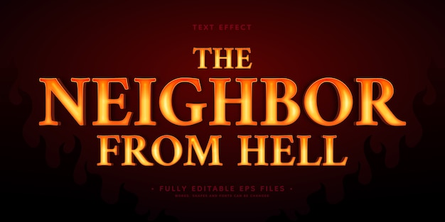 Free vector hand drawn horror text effect