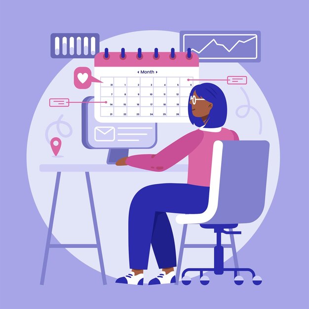 hand drawn illustrated business planning