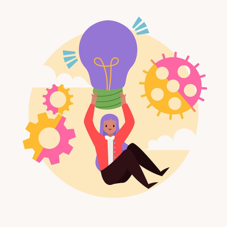 Free Vector hand drawn illustration innovative concept