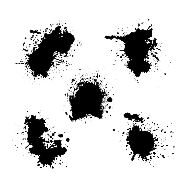 Free vector hand drawn ink splash element