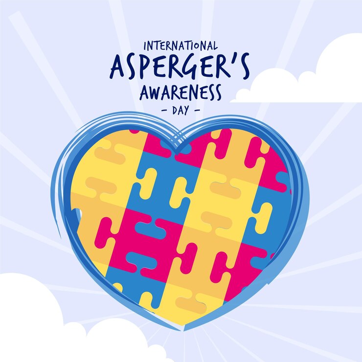 Free Vector hand drawn international asperger’s awareness day