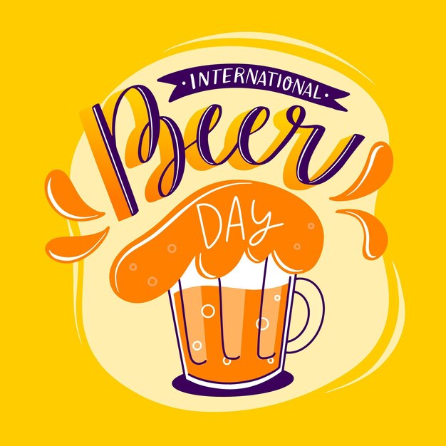 Ручной обращается международный день пива