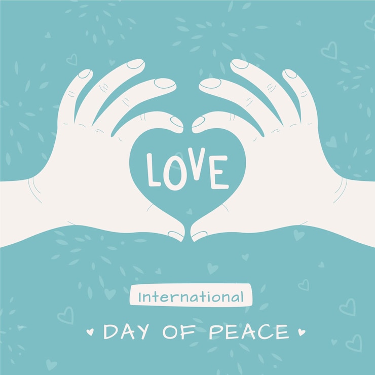 Free Vector hand drawn international day of peace concept