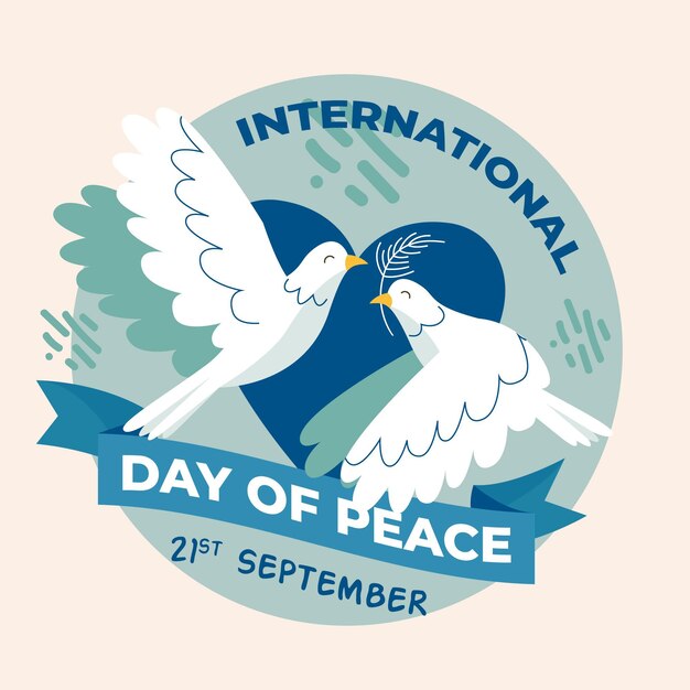 Hand drawn international day of peace concept