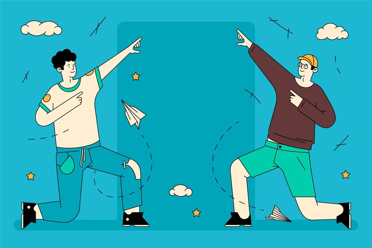 무료 Vector 손으로 그린 국제 남성의 날 배경