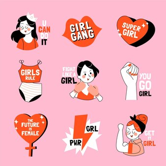 Girl Power Super Woman Women Power Sticker