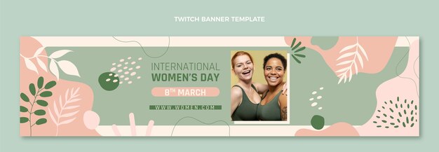 Ручной обращается международный женский день twitch баннер