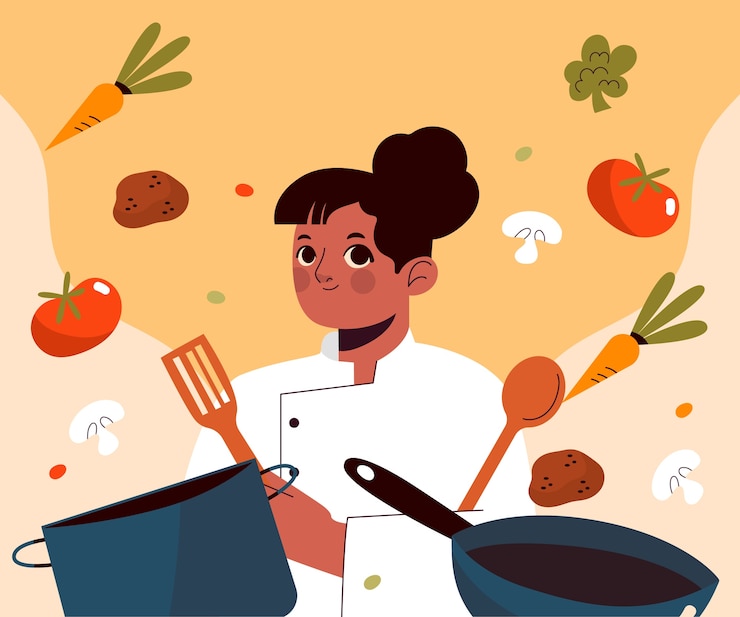 Free Vector hand drawn iranian woman illustration