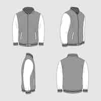 Free vector hand drawn jacket  outline illustration