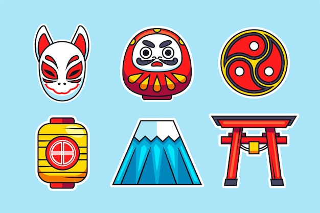 Japanese Daruma Doll Logo Design Vector Graphic by Weasley99